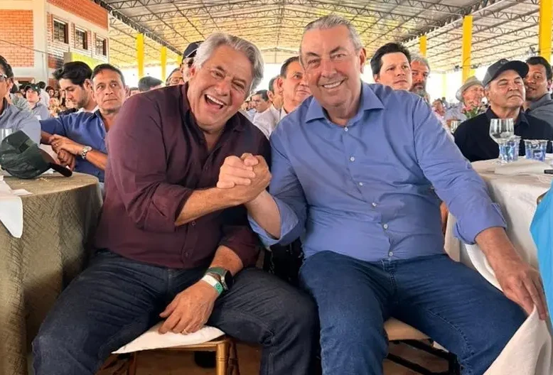 Luiz do Carmo e José Mário Schreiner: disputa pela vice de Daniel