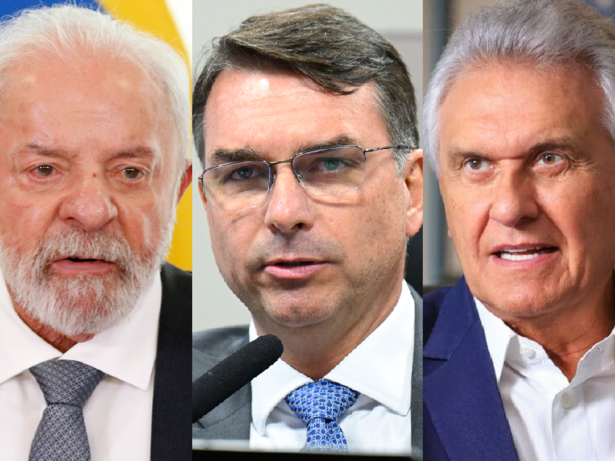AtlasIntel: Lula lidera, Flávio encosta e Caiado aparece com 3,3% no 1º turno