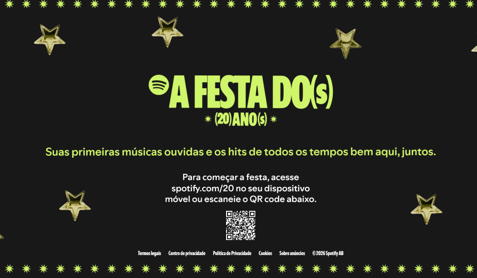 Spotify: A festa dos 20 anos