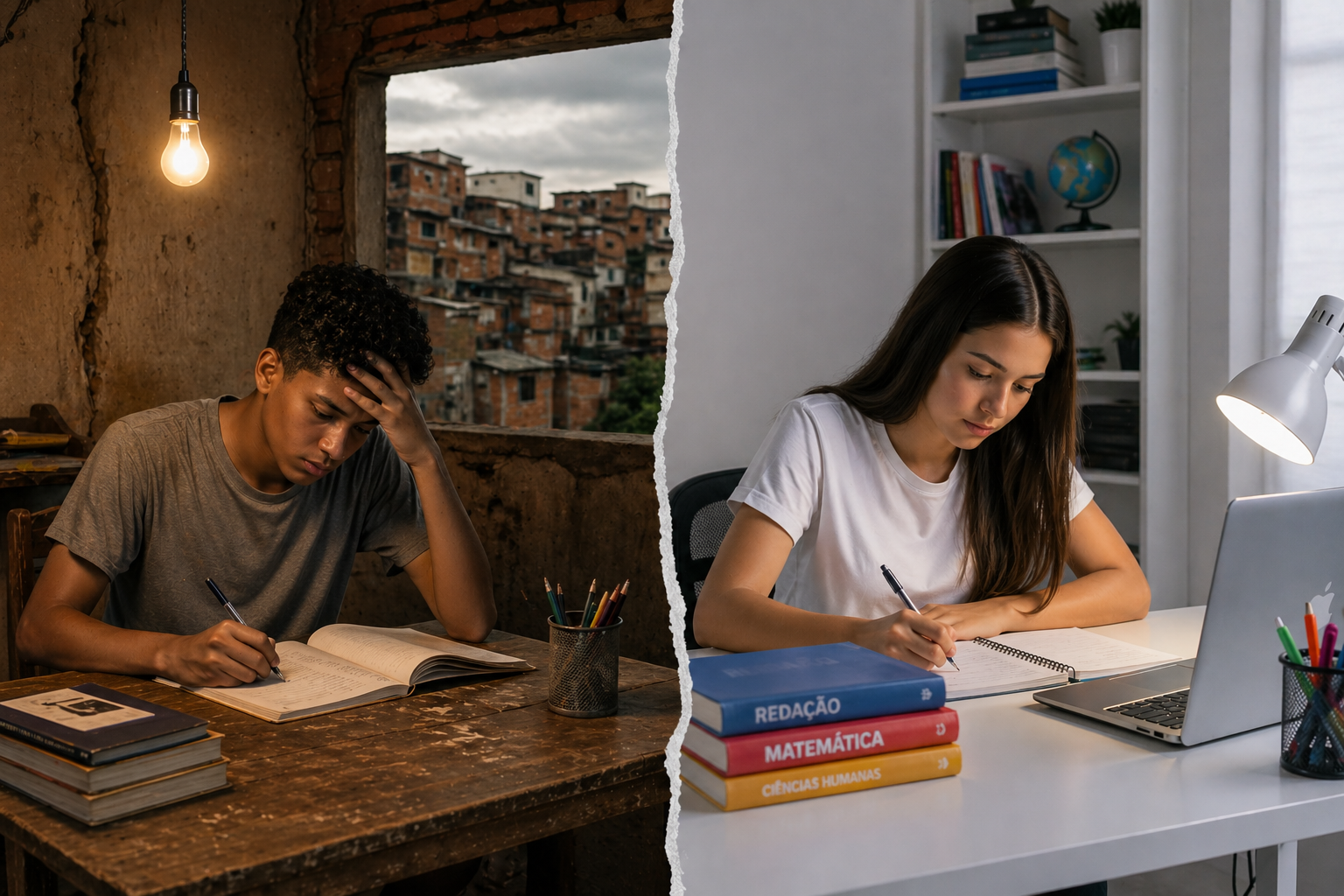estudantes desigualdade