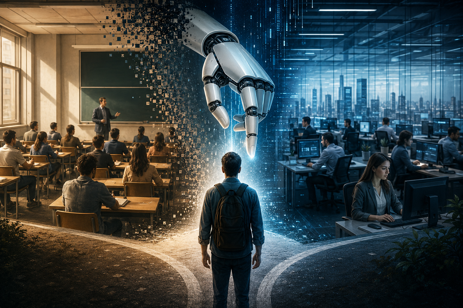 Inteligência Artificial ameaça extinguir profissões e desafia modelo tradicional de ensino superior 