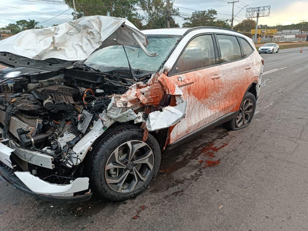 Cantor Israel sofre acidente na BR-153 em Goiânia