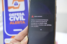 Sistema da Defesa Civil é suspenso após invasão e disparo falso