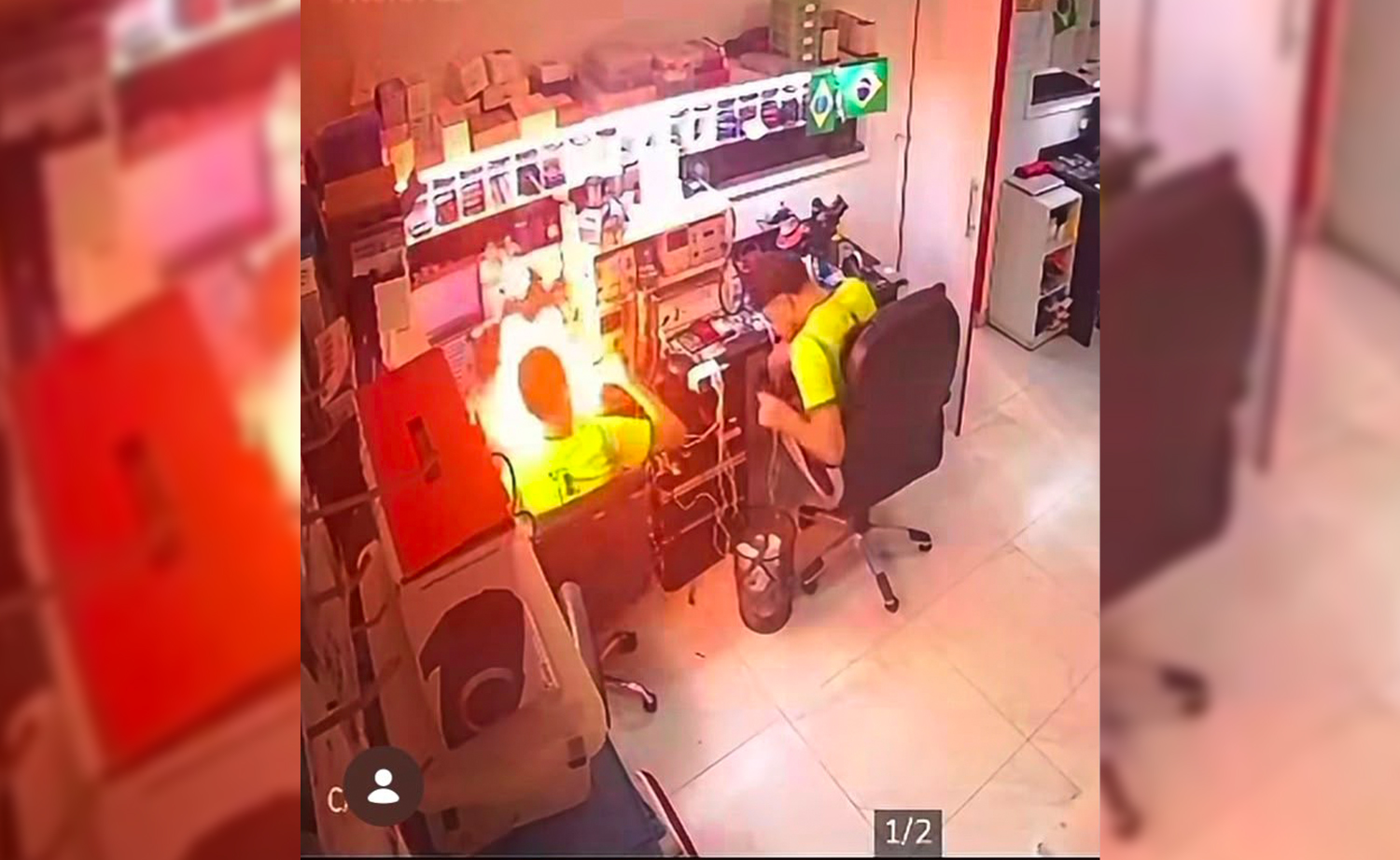 Técnico fica ferido após celular explodir durante manutenção em assistência técnica de Aparecida de Goiânia