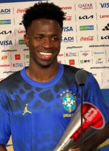 Vini Jr. único jogador a se destacar na seleção