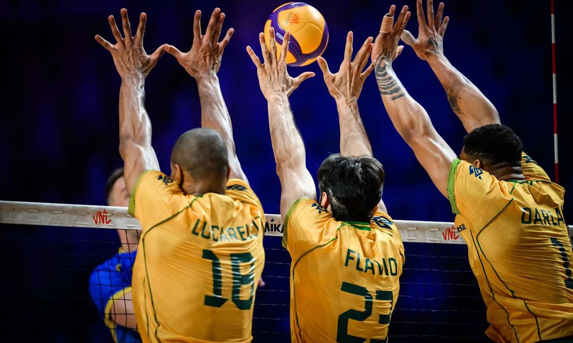 Brasil pega Itália atrás de reabilitação na Liga das Nações de vôlei -- Divulgação FIVB