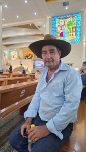 O produtor rural Edison do Carmo Ribeiro, morador de Orizona, participa da Romaria do Divino Pai Eterno há 19 anos