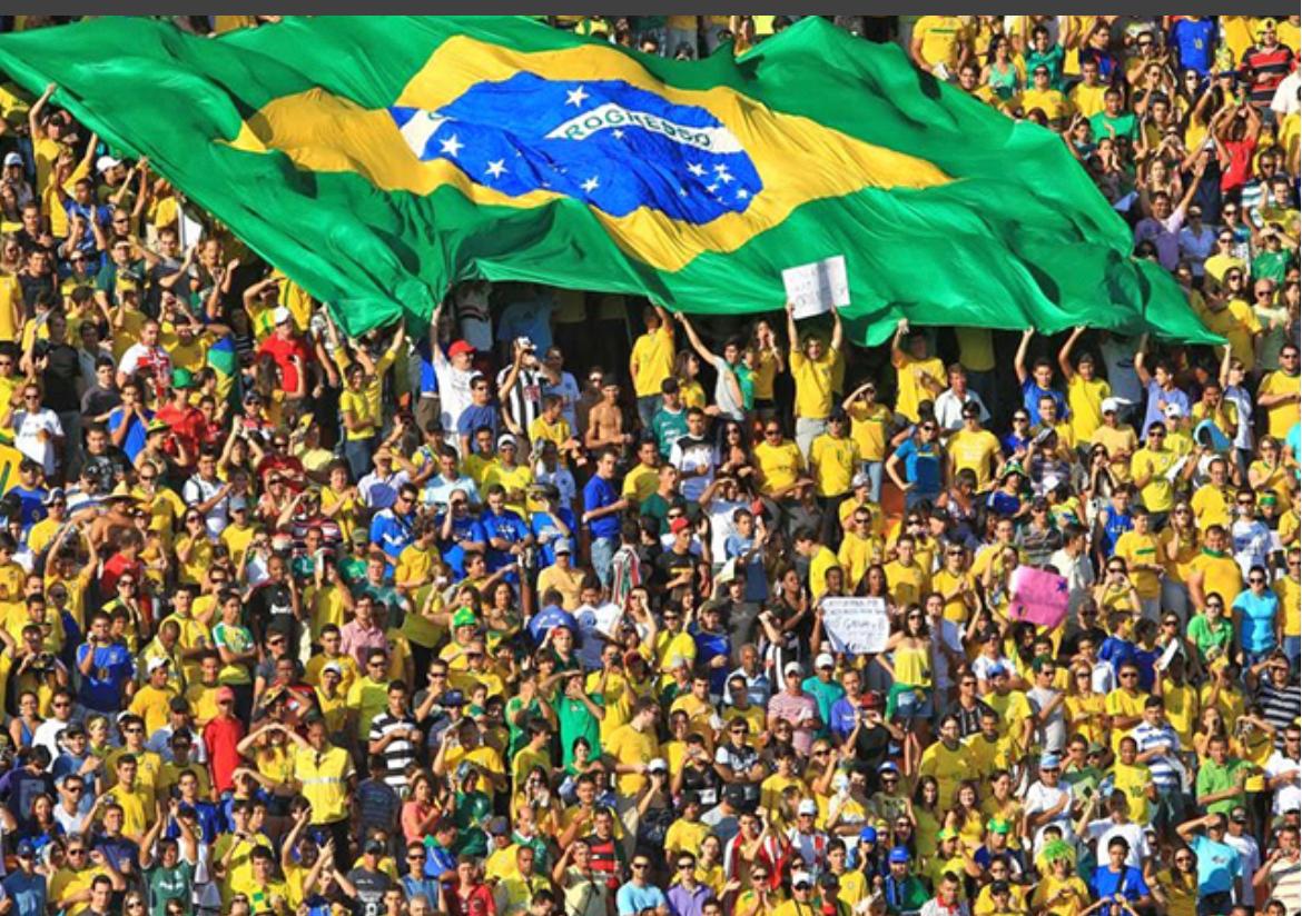 Torcida brasileira já acredita no hexa