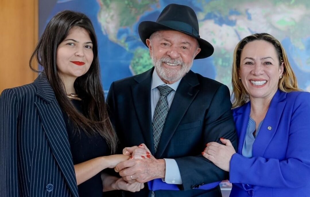 Aava, Lula e Adriana Accorsi Foto: Ricardo Stuckert / PR