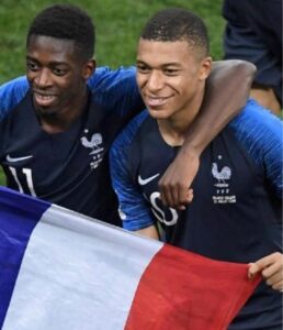 Dembélé e Mbappé, craques da Copa a serviço da França