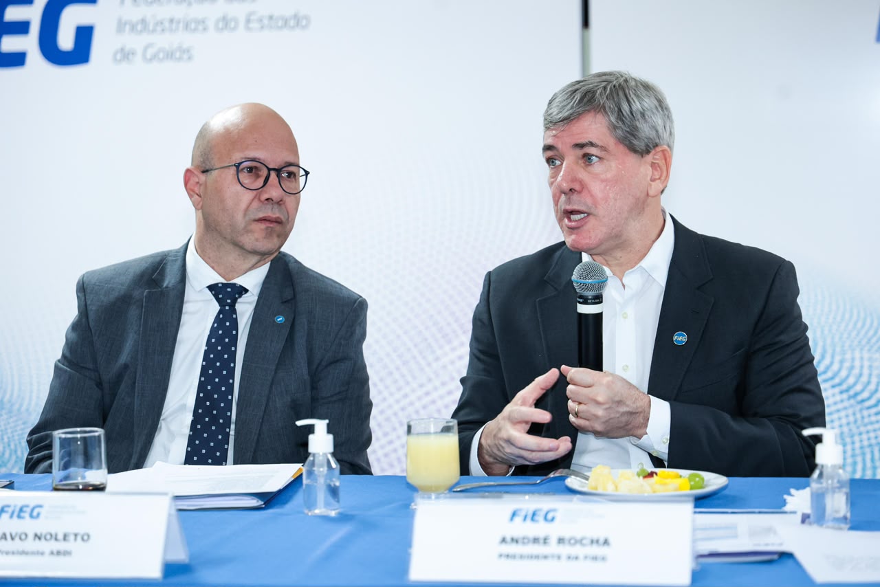 Fieg e ABDI discutem política industrial e competitividade em encontro em Goiânia