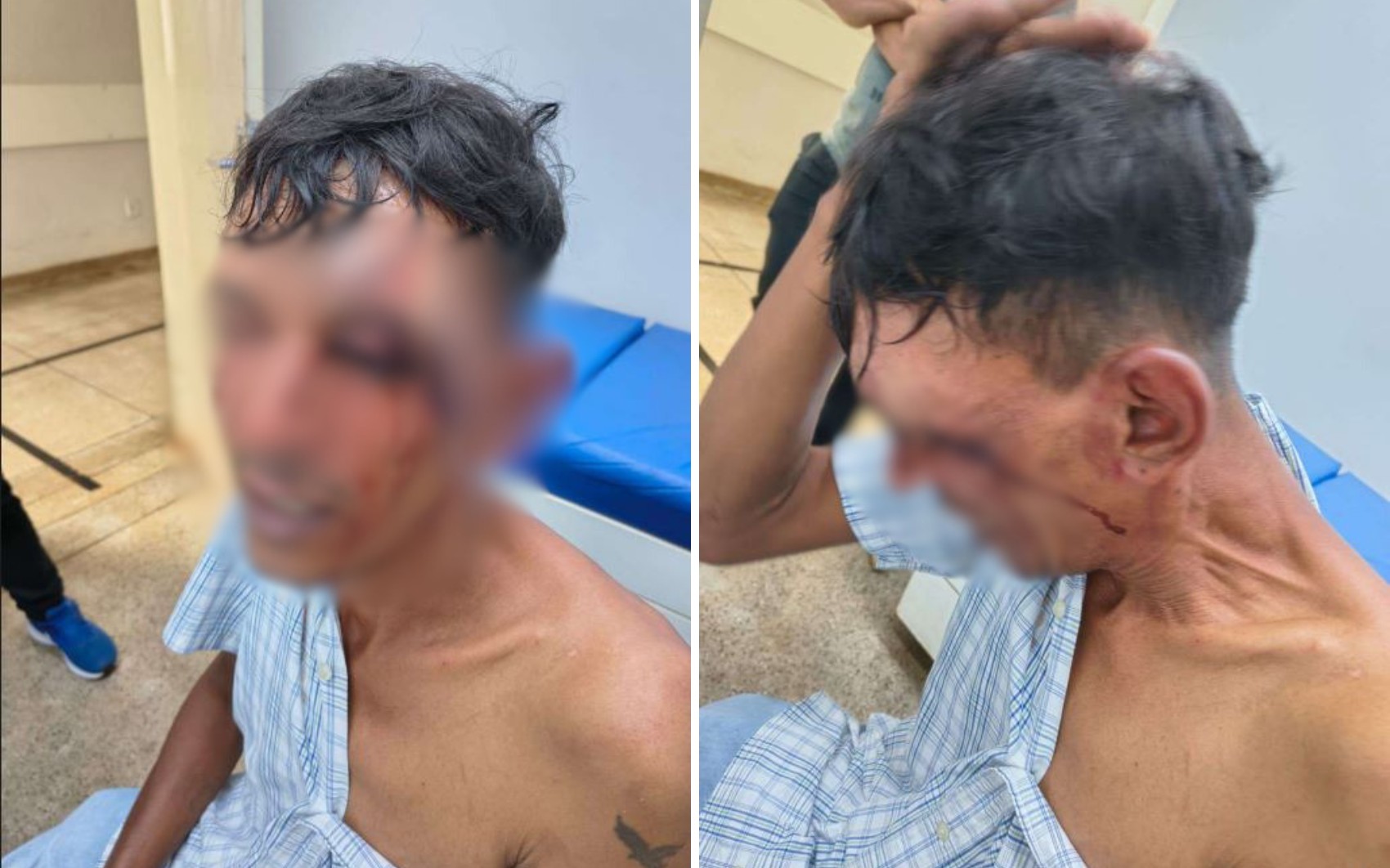 Homem torturado pela Guarda Civil Municipal de Santa Helena de Goiás — Foto: Arquivo pessoal/Rosemere Oliveira