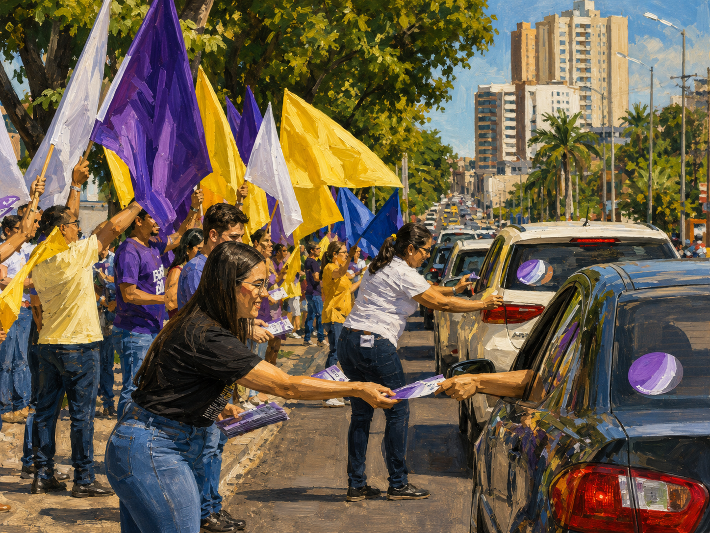 Pedido de voto muda tom da disputa a partir deste domingo