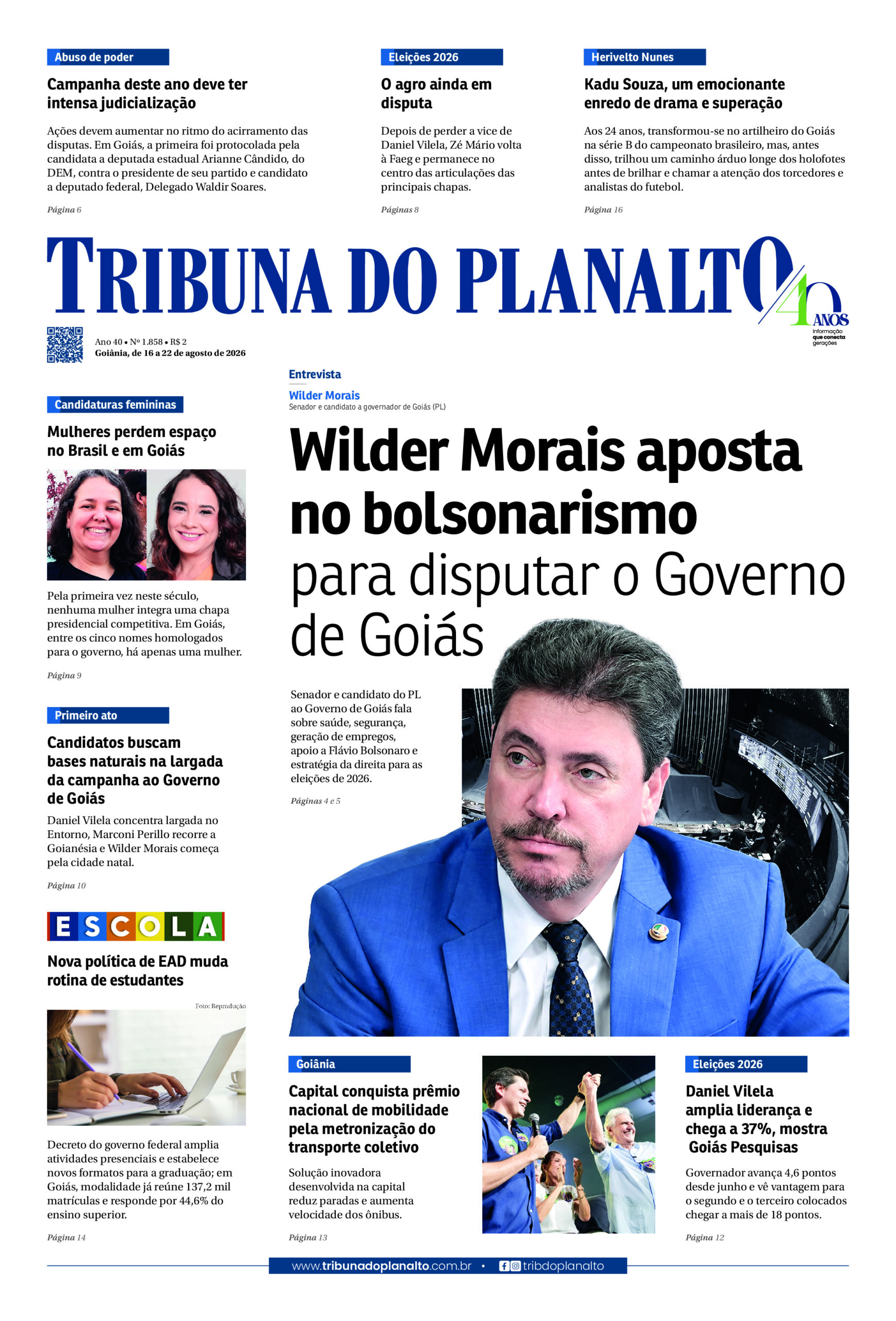 EDIÇÃO N° 1.858 – GOIÂNIA, DE 16 a 22 DE AGOSTO DE 2026