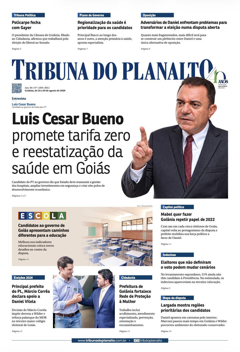 Capa Tribuna do Planalto