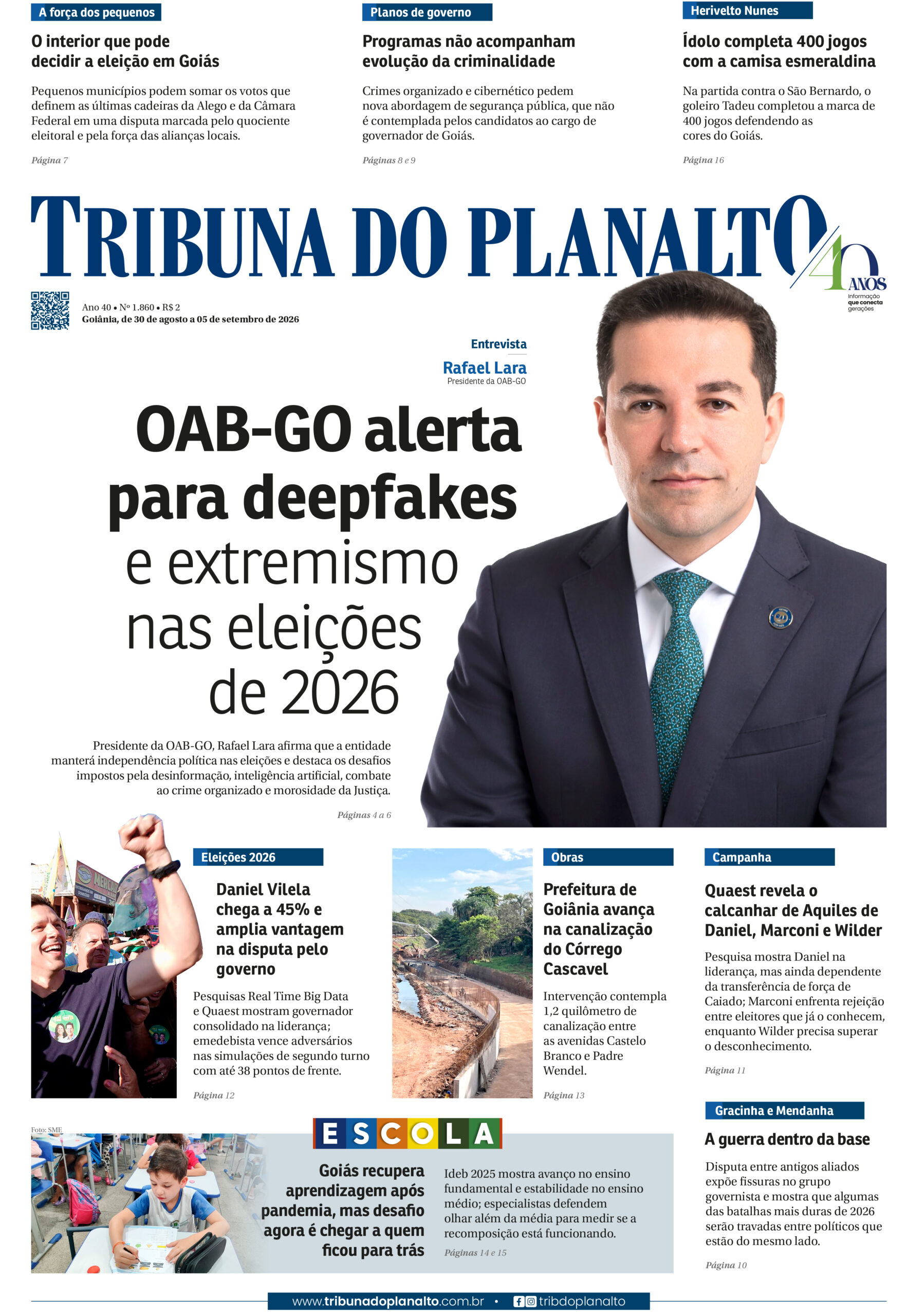 EDIÇÃO N° 1.860 – GOIÂNIA, DE 30 DE AGOSTO A 06 DE SETEMBRO DE 2026