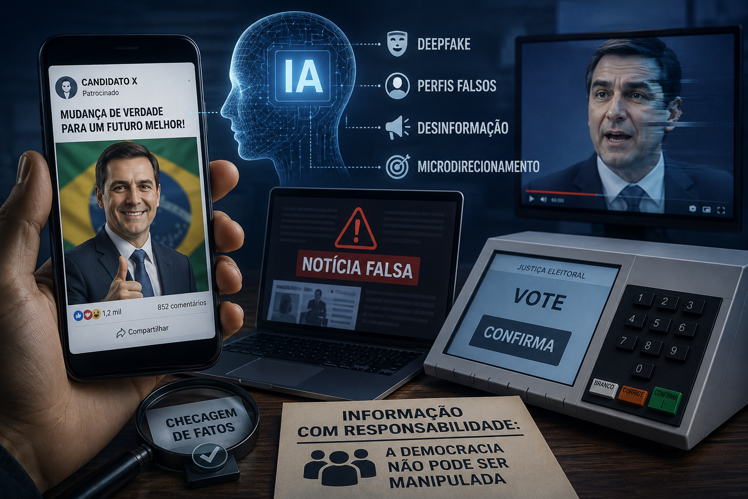 Foto matéria IA nas eleições cassação
