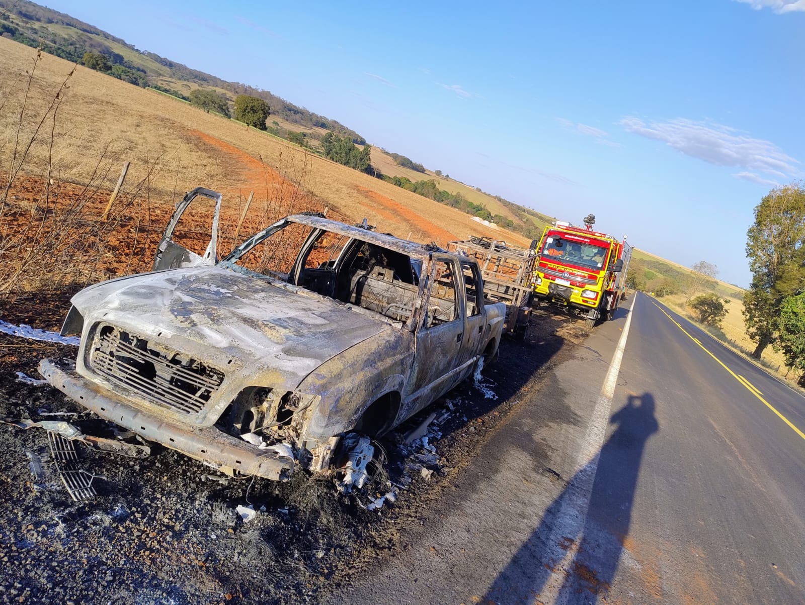 incêndio veículo Pontalina