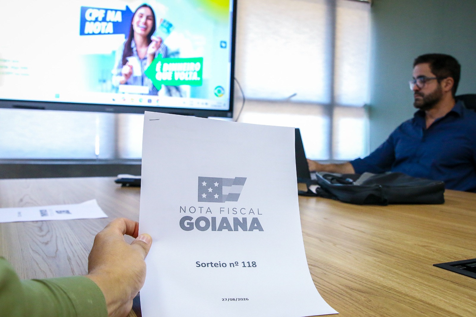 Morador de Anápolis ganha R$ 50 mil na Nota Fiscal Goiana