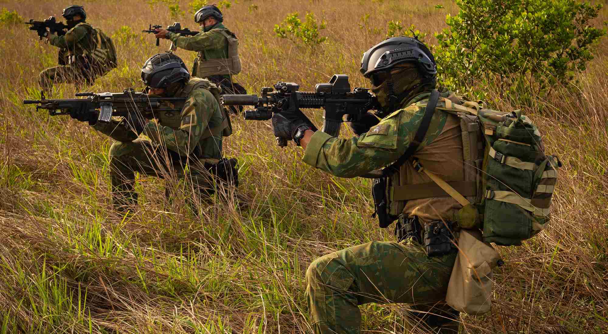 Goiás recebe militares dos EUA, França e Paraguai para exercício com Forças Armadas - Divulgação/Ministério da Defesa
