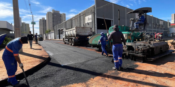 pavimentação - asfalto, obra, prefeitura de goiânia