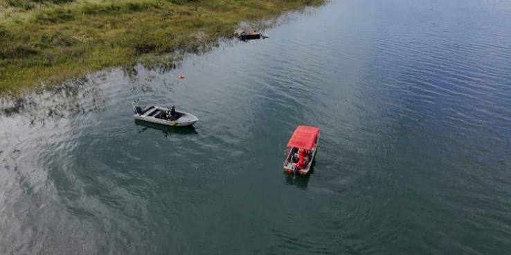 Bombeiros retomam buscas por criança e adulto no Lago das Brisas