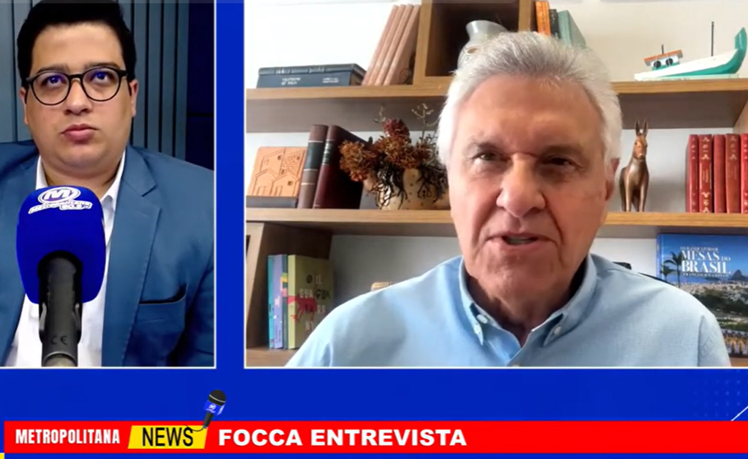 Candidato Caiado cobra Flávio sobre Vorcaro e dispara Quem rouba à esquerda ou à direita é ladrão