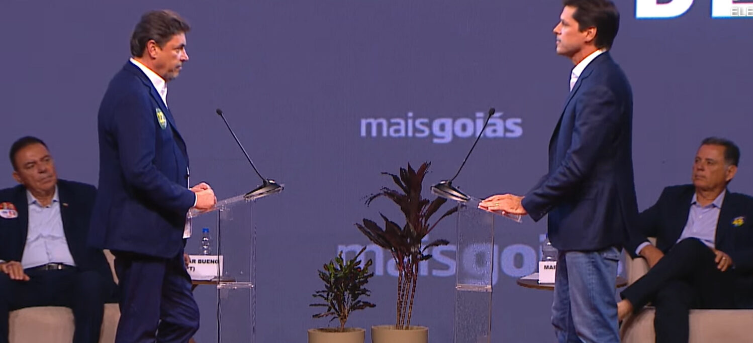 Debate começa com Wilder e Daniel divergindo sobre fila de cirurgias e atendimento da saúde em Goiás