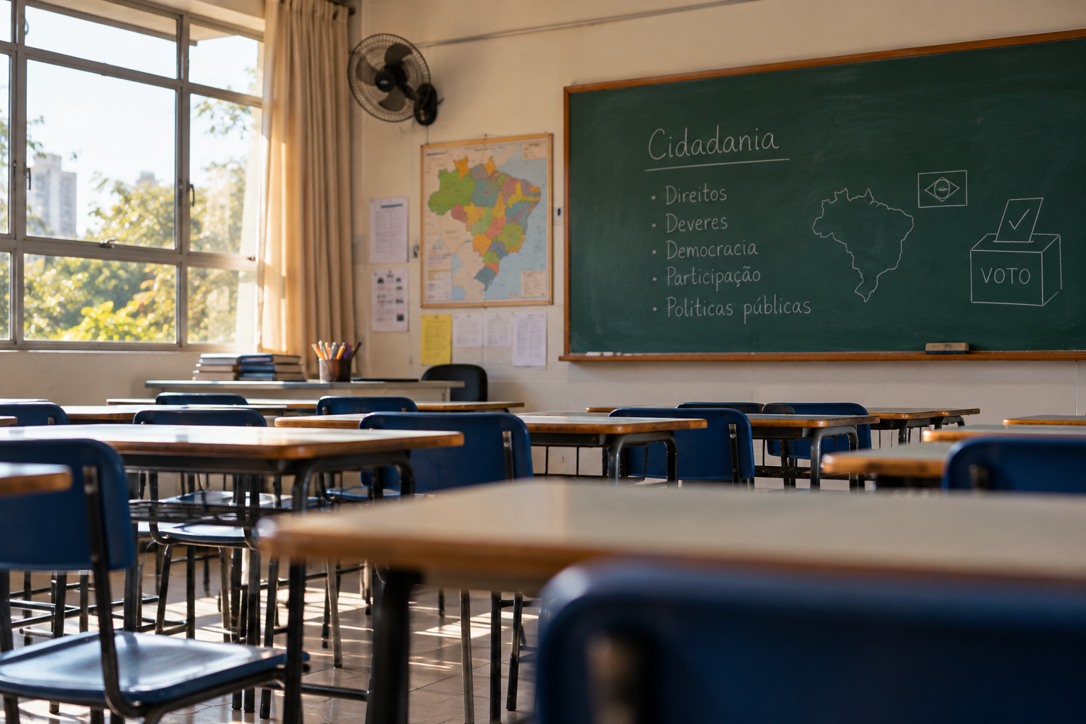 Escola passa a ter papel ainda maior na formação de futuros eleitores