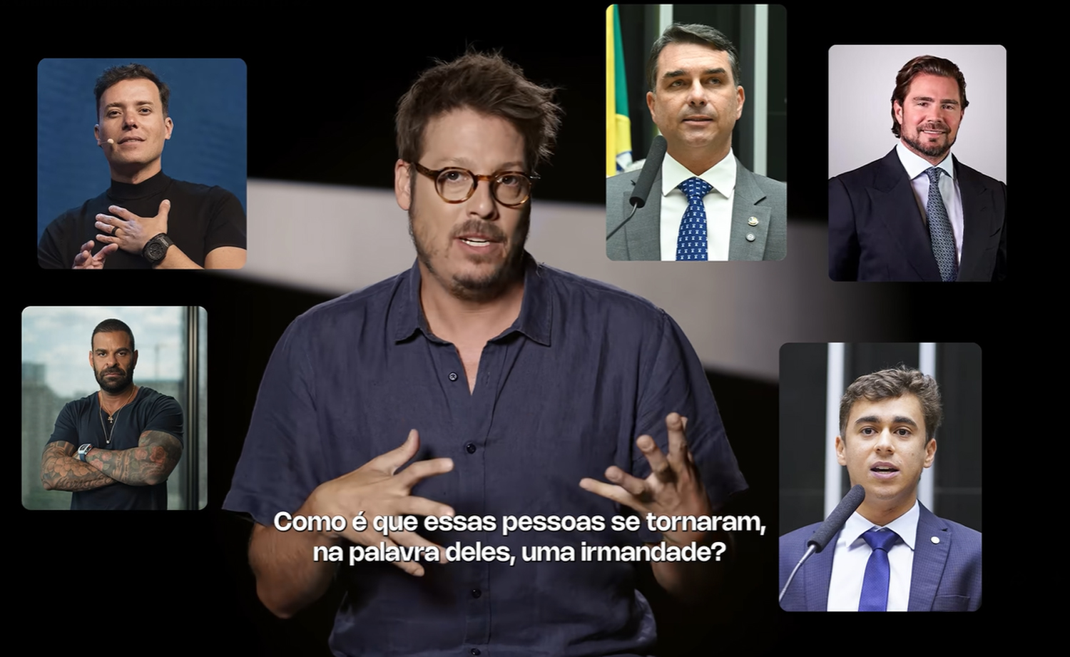 Meta diz que não comentará retirada de perfil com Porchat após vídeo citando Vorcaro, Nikolas e Flávio