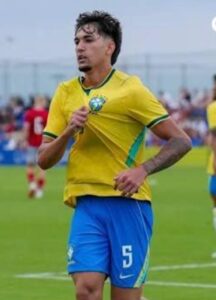 Lucas Rodrigues marca seu primeiro gol com a camisa da seleção Sub-20