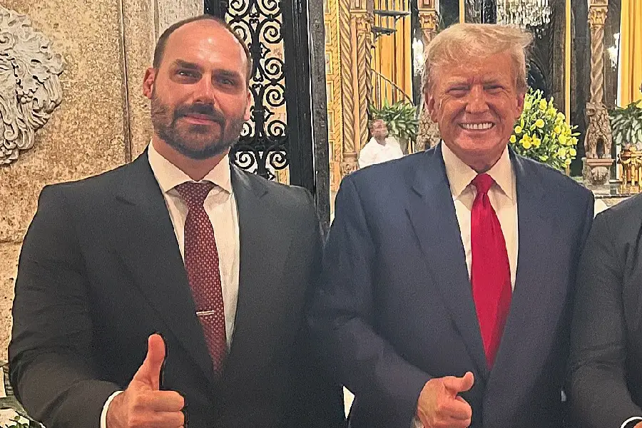 Eduardo Bolsonaro em Washington: novas sanções dos EUA contra o STF