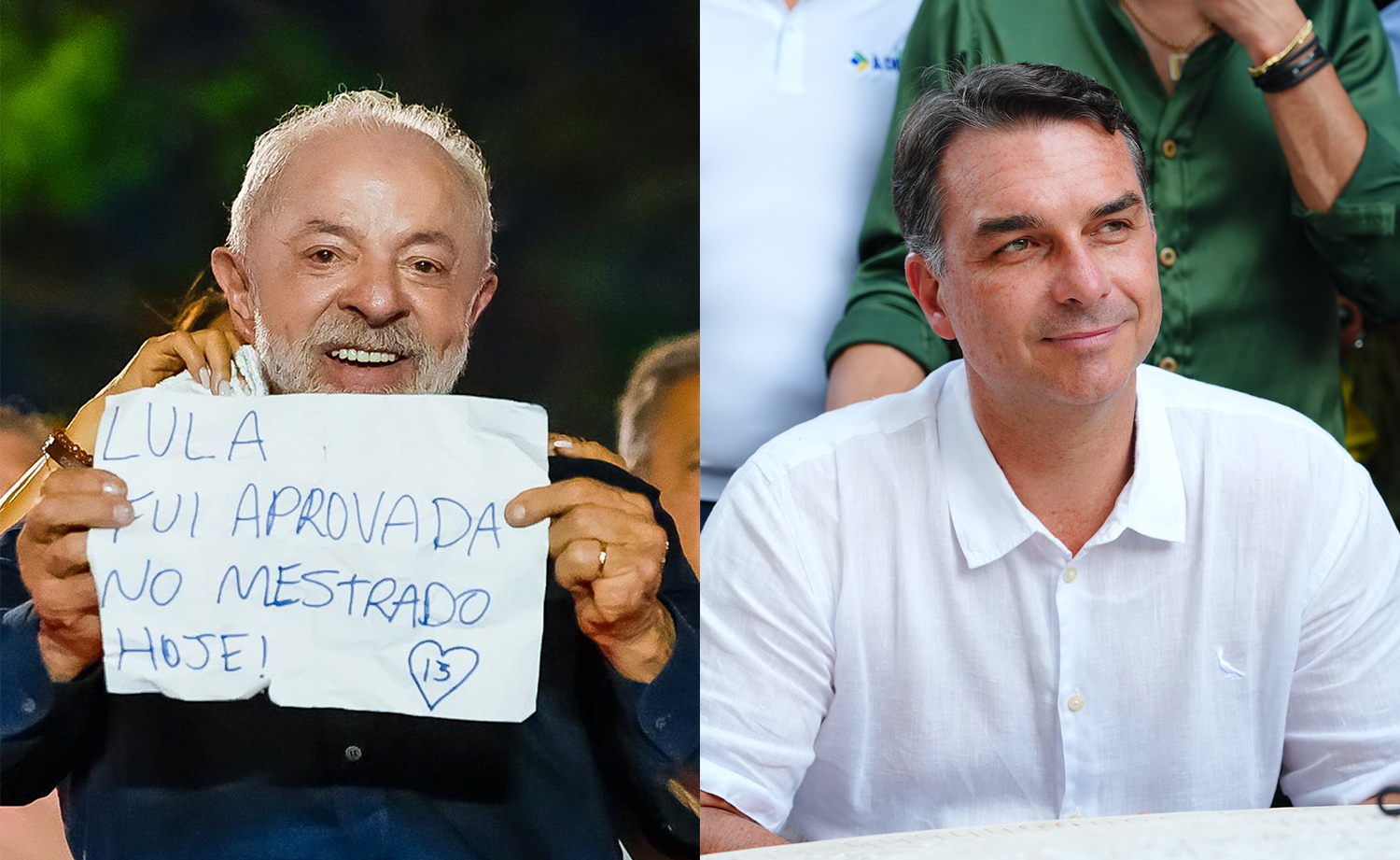 A três dias da eleição, Lula reduz distância para Flávio, mas disputa segue empatada, diz PoderData