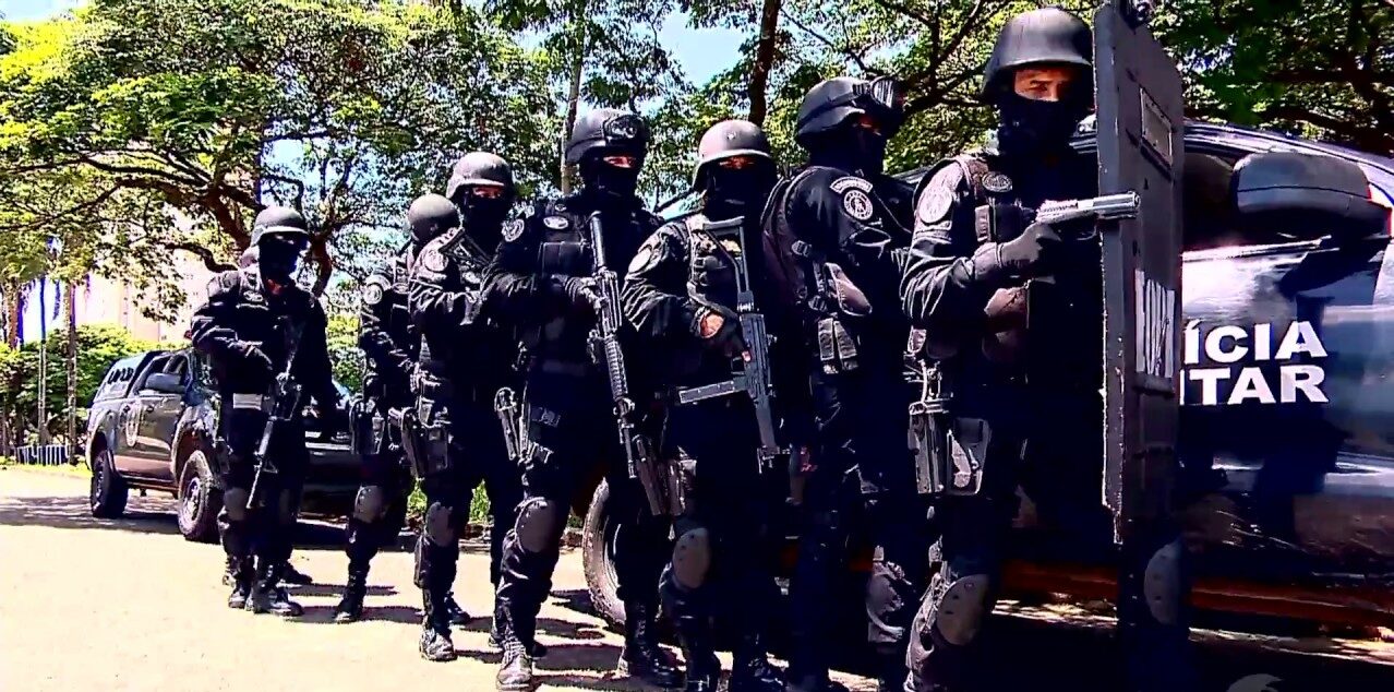 Choque e Bope participam de operação contra o crime em Anápolis