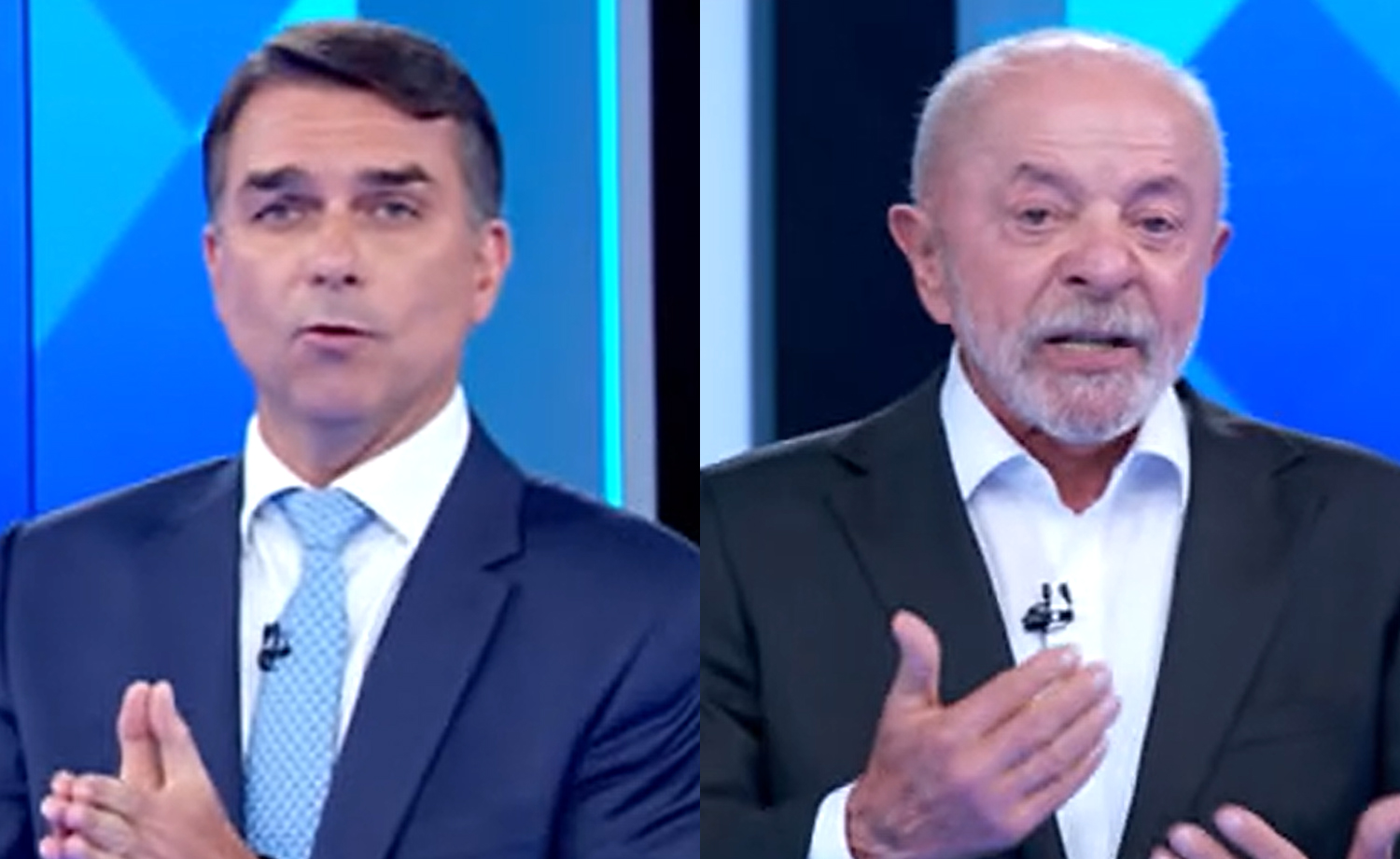 Debate Globo Flávio admite erro sobre licença-maternidade e Lula é cobrado por dívidas e crise na saúde
