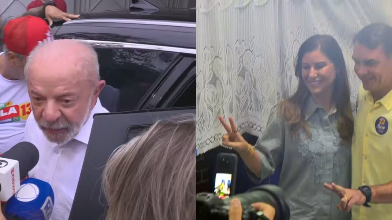 Lula agradece apoio e Flávio pede mudança na manhã de votação
