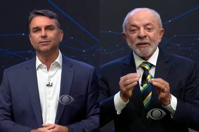 Lula e Flávio trocam acusações sobre familiares no primeiro confronto direto da campanha